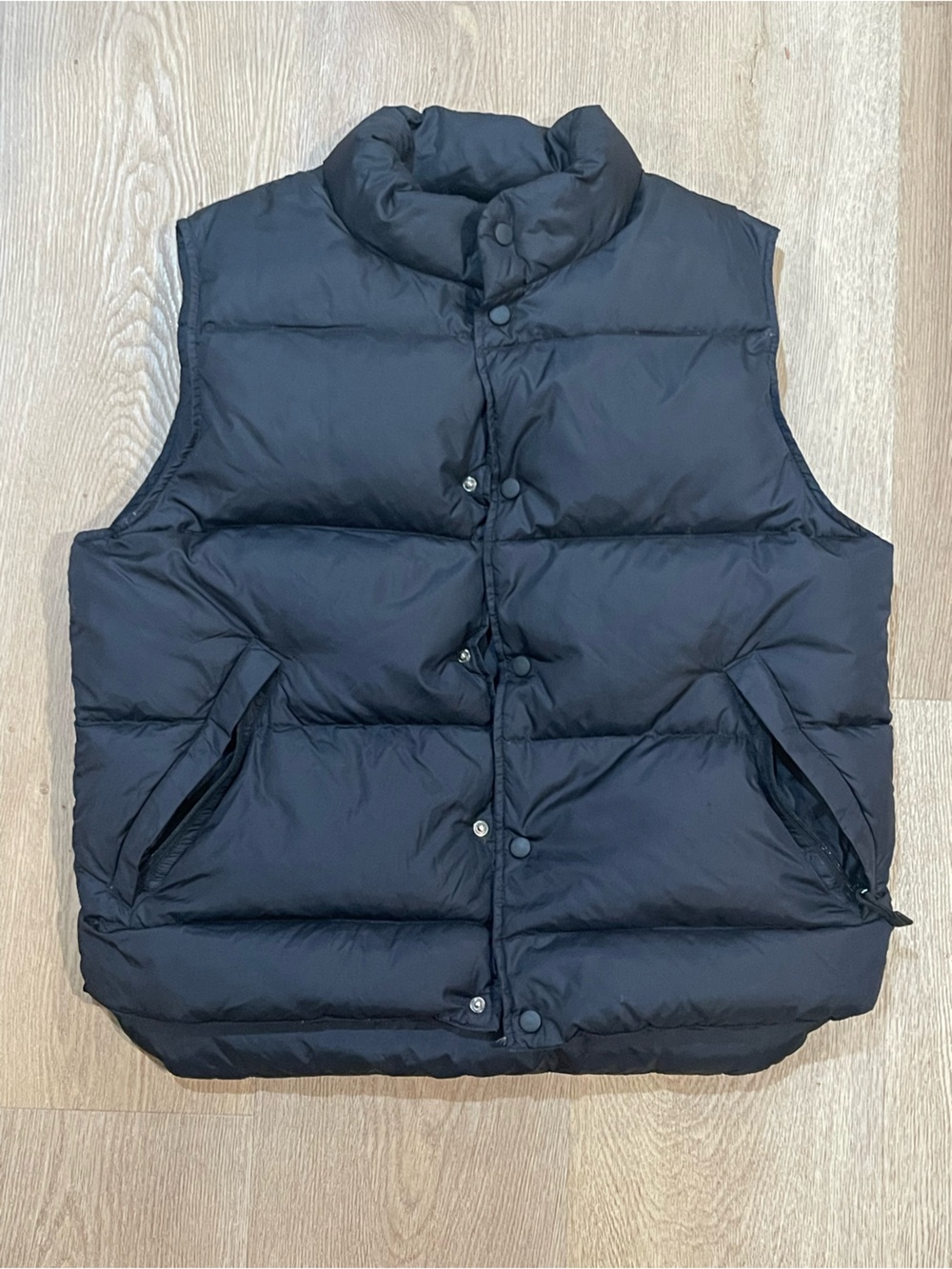 Men’s Alpine Design Black Puffer Vest - Quilted Down Vest